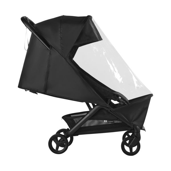 Regenschutz Bugaboo Butterfly 2 schwarz transparent Polyamid Polyurethan
