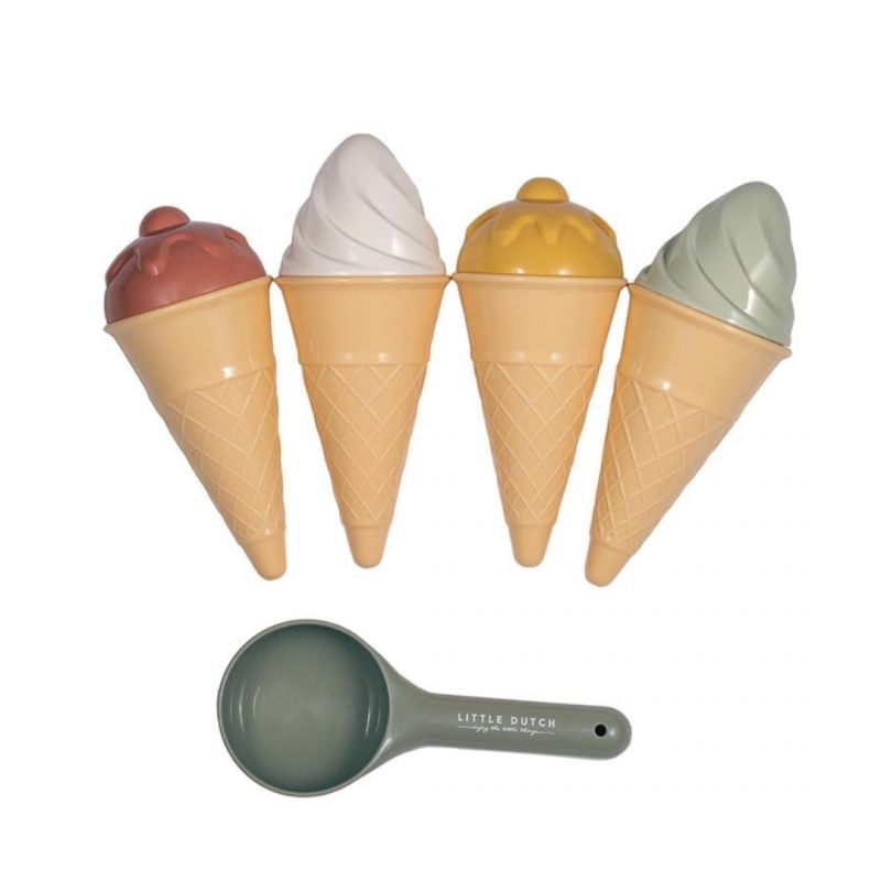Eis Strand Set Little Dutch mehrfarbig Kunststoff