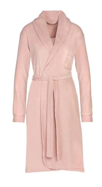 Bademantel VIVIENNE rosa Textil Frottee