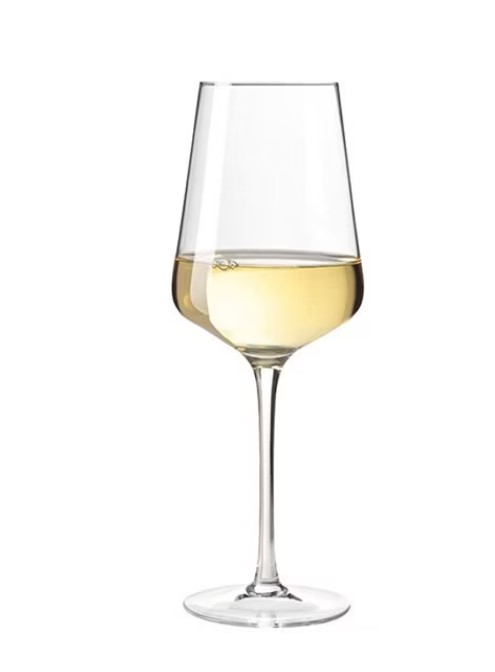 Bicchiere da vino bianco PUCCINI chiaro geometrico