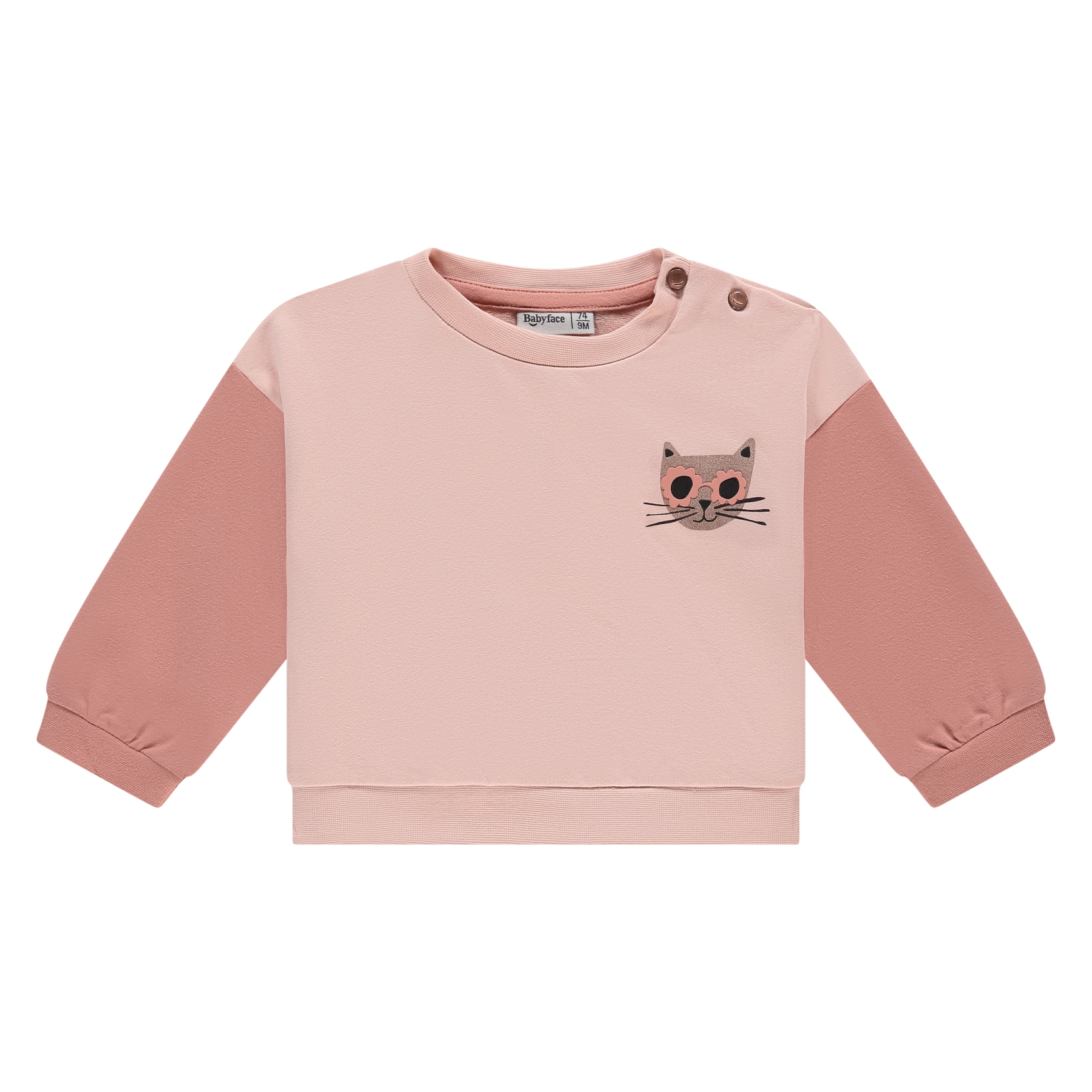 Maglione Girls Babyface rosa cotone elastan