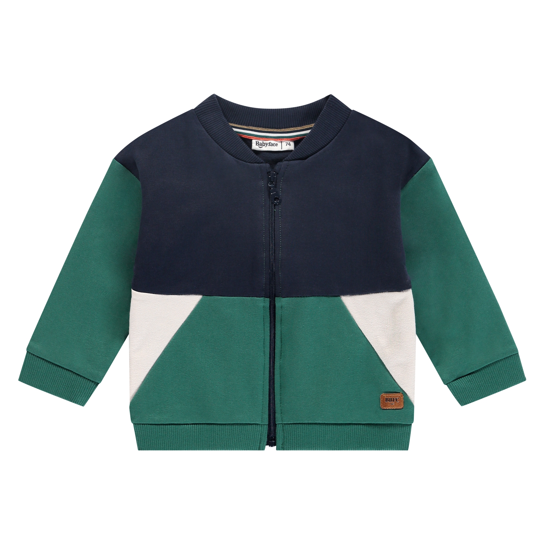 Pullover Babyface grün blau weiß Baumwolle Polyester