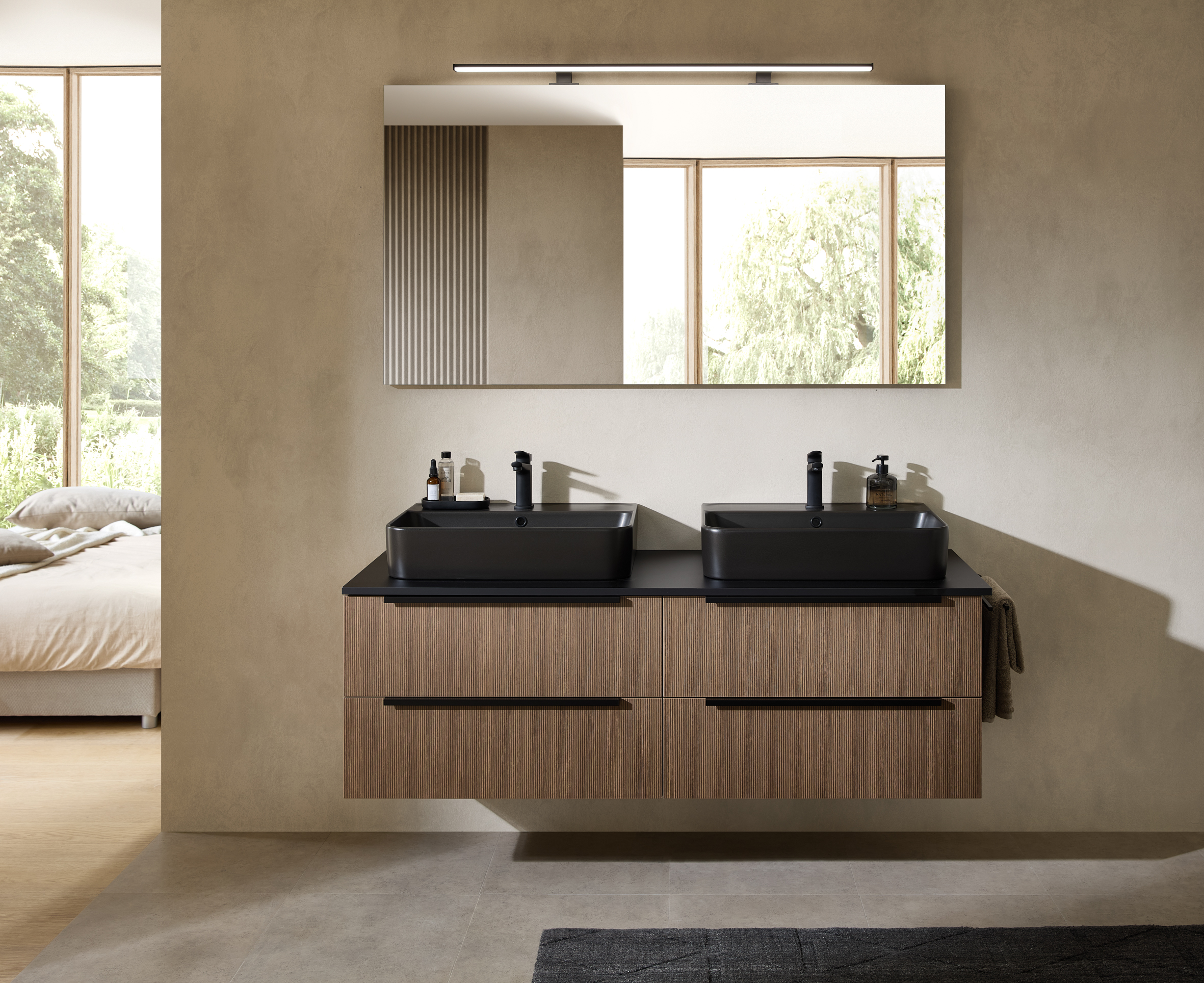 Mobili da bagno Pcon in legno marrone