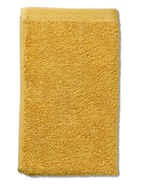 Gästetuch Ladessa currygelb 100% Baumwolle