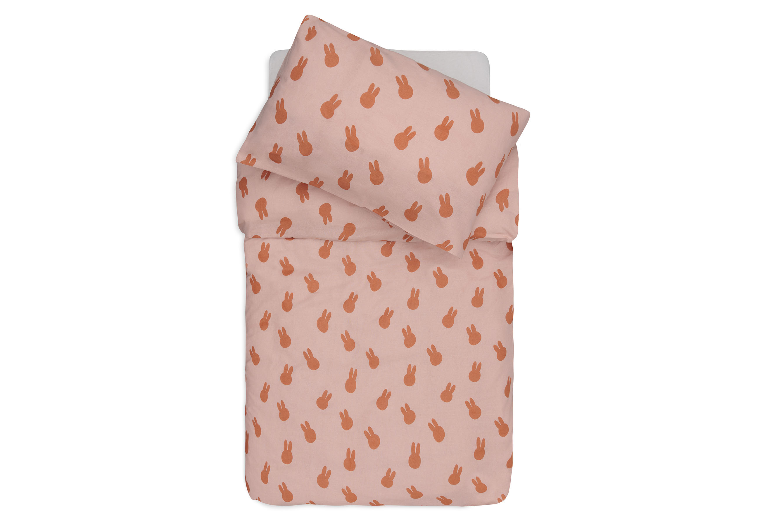 Biancheria da letto in cotone rosa