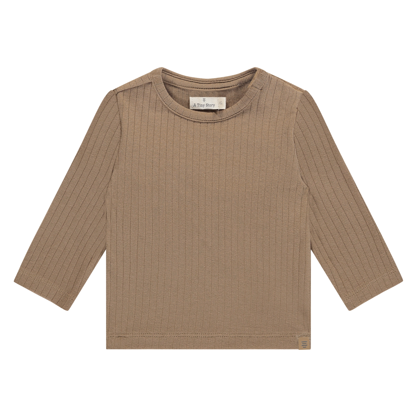 Baby Langarmshirt Babyface braun Baumwolle Elasthan Modal