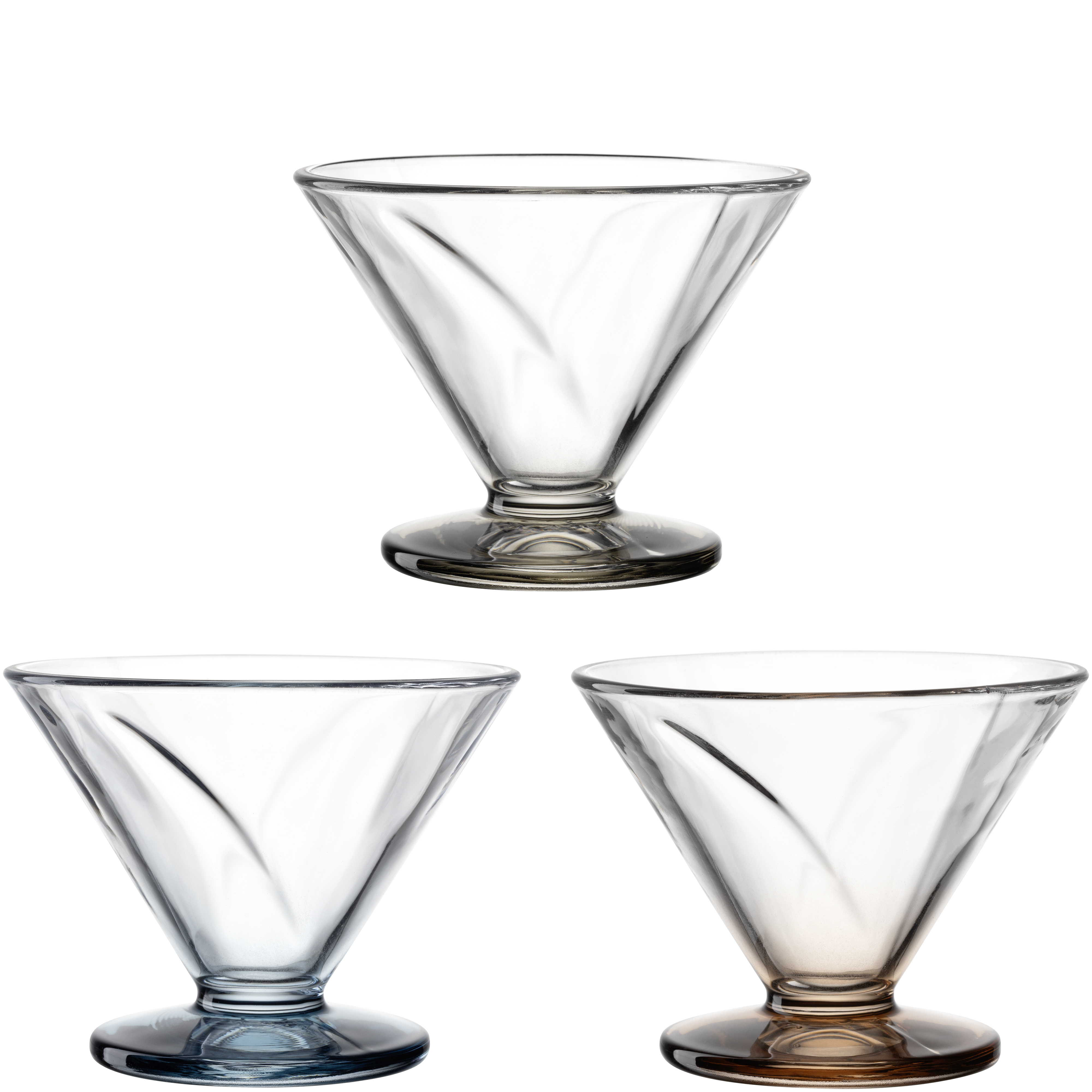 Schale Cono transparent Glas