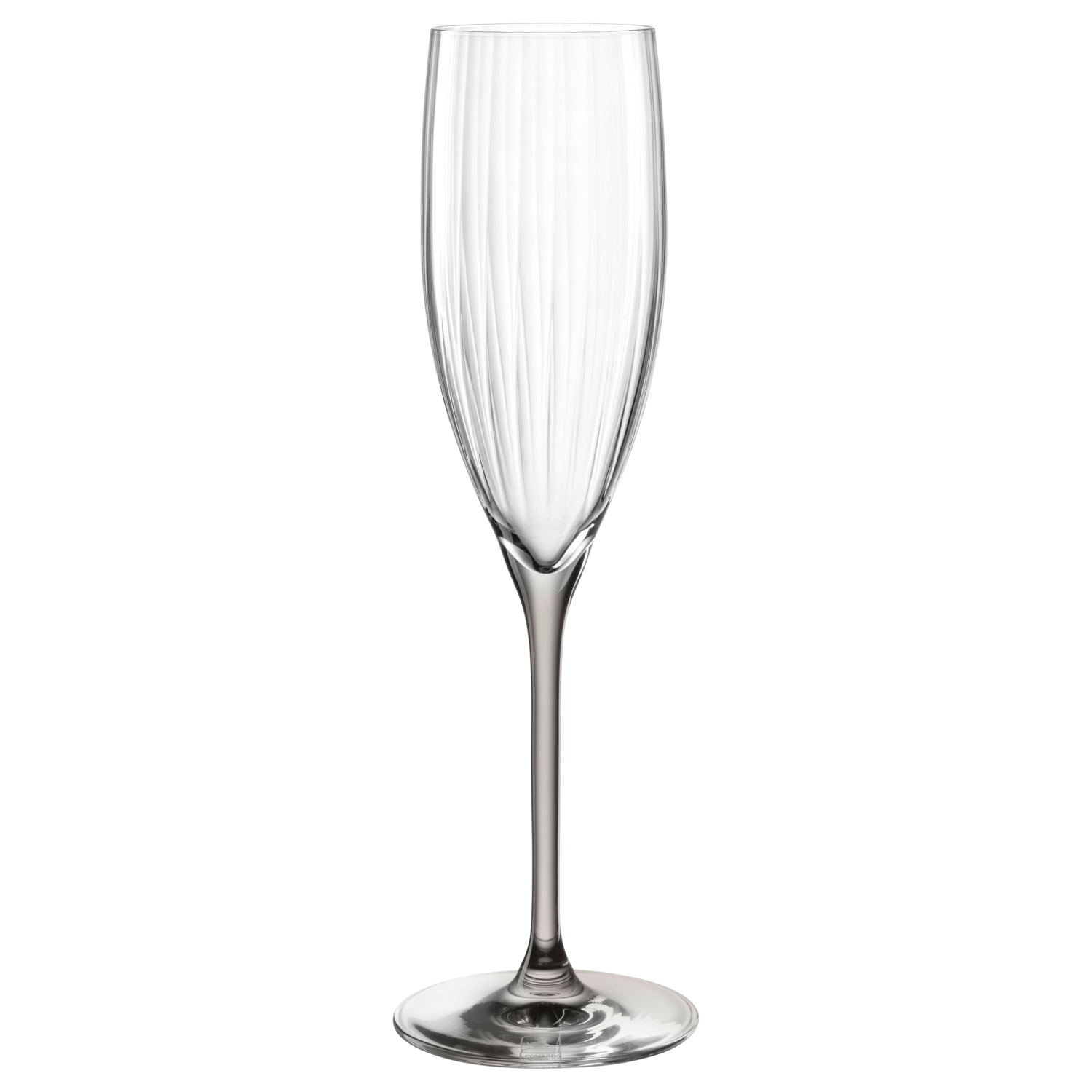 Bicchiere da champagne POESIA grigio morbido