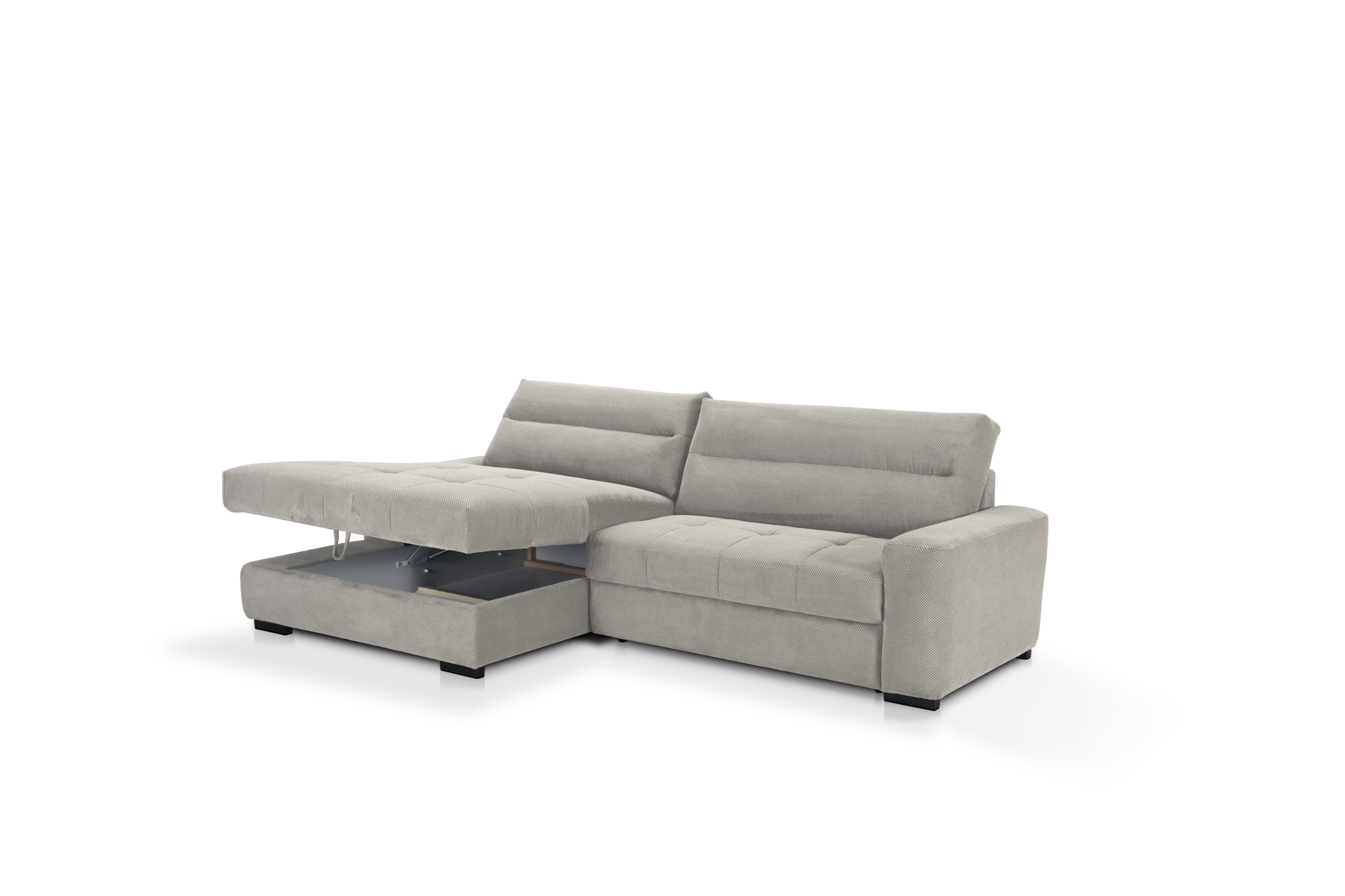 Ecksofa Cappa natur Stoff