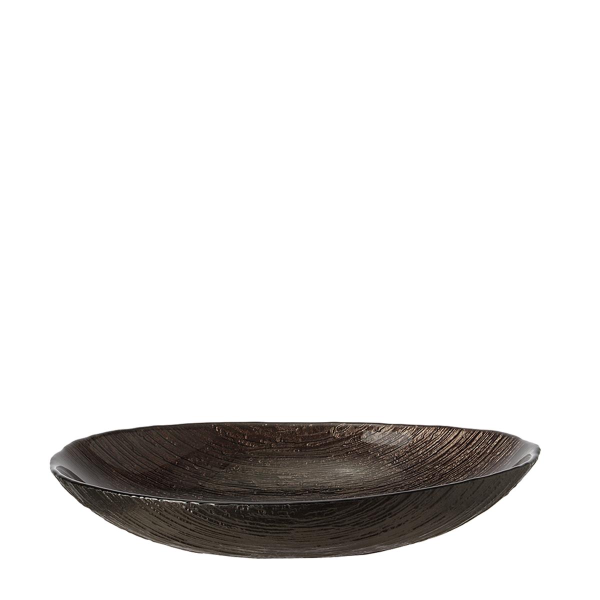 Dekorationsschale COMO braun oval
