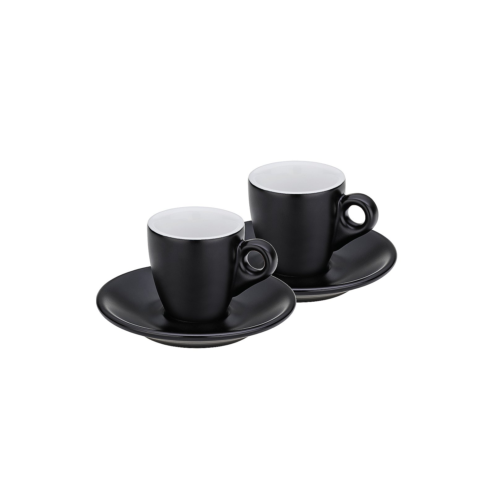 Espresso-Set Mattia schwarz Keramik
