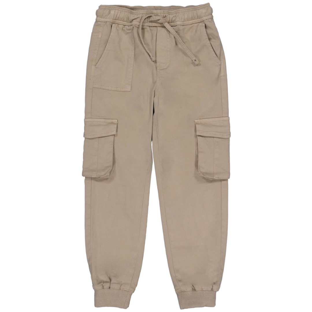 Hose Fitz braun Stoff