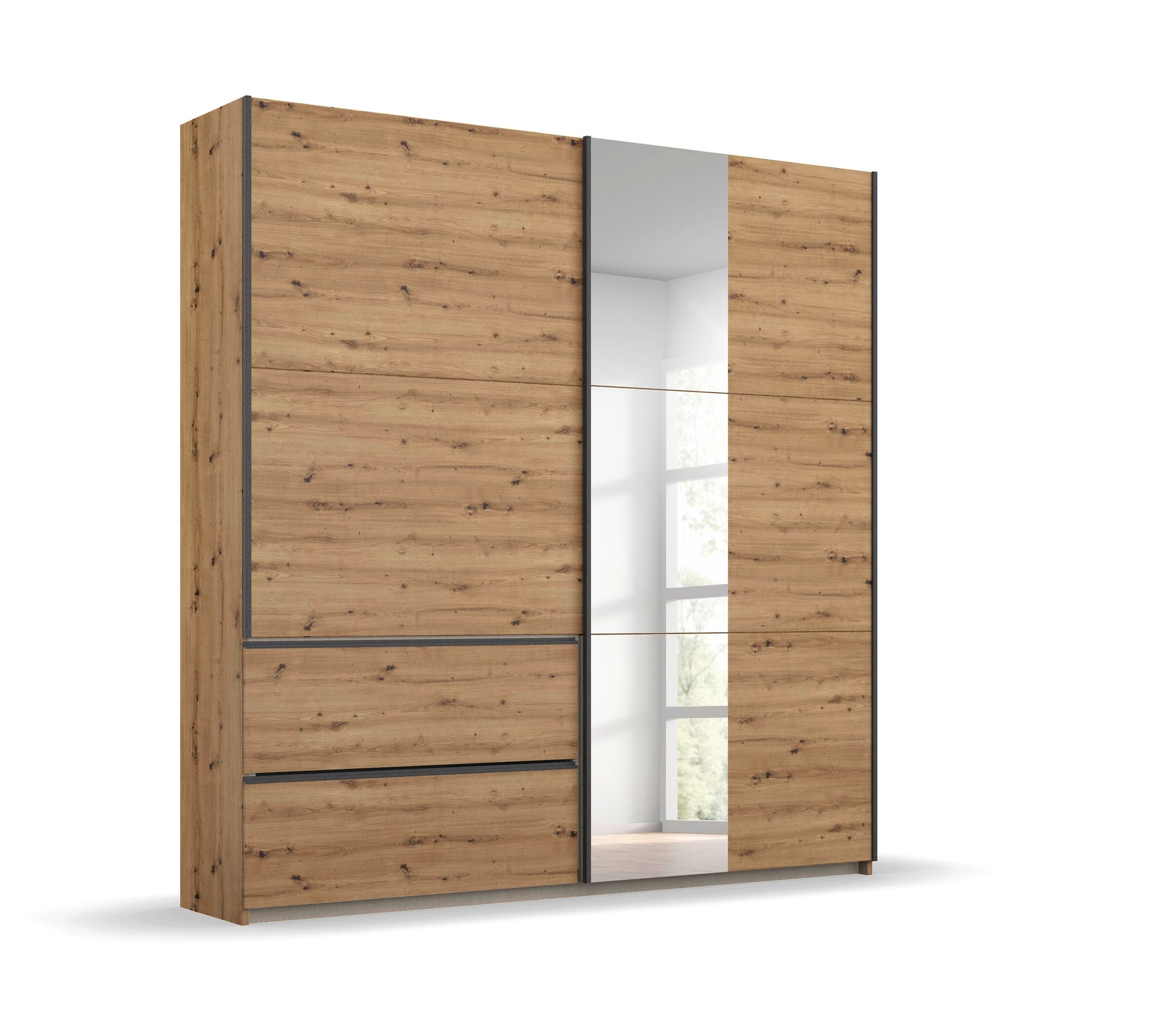 Schwebetürenschrank SEVILLA Eiche Artisan