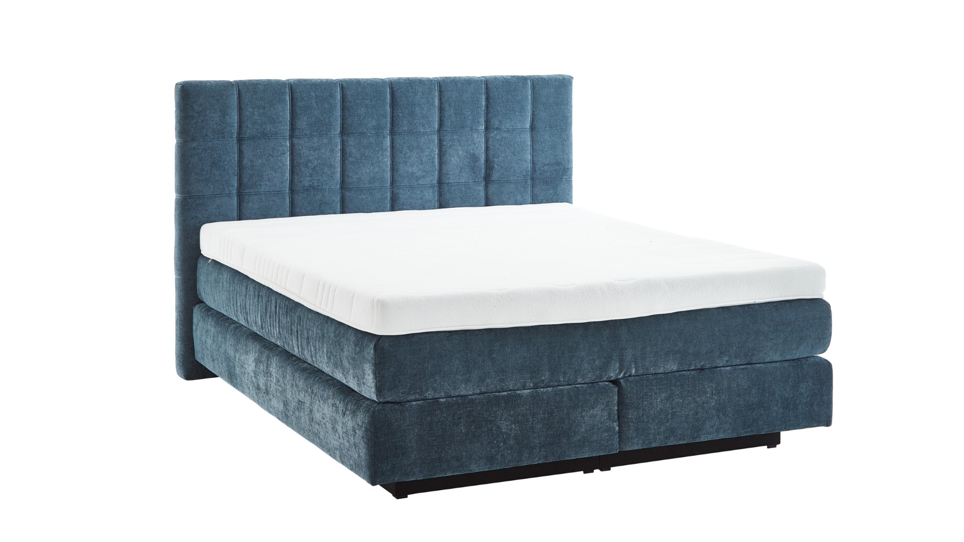 Boxspringbett Dreampalace 2.0 marineblau Stoff