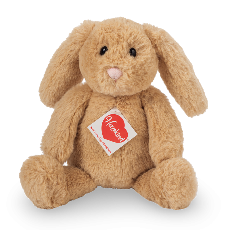 Kuscheltier Häschen Hermann Teddy Original braun Polyester