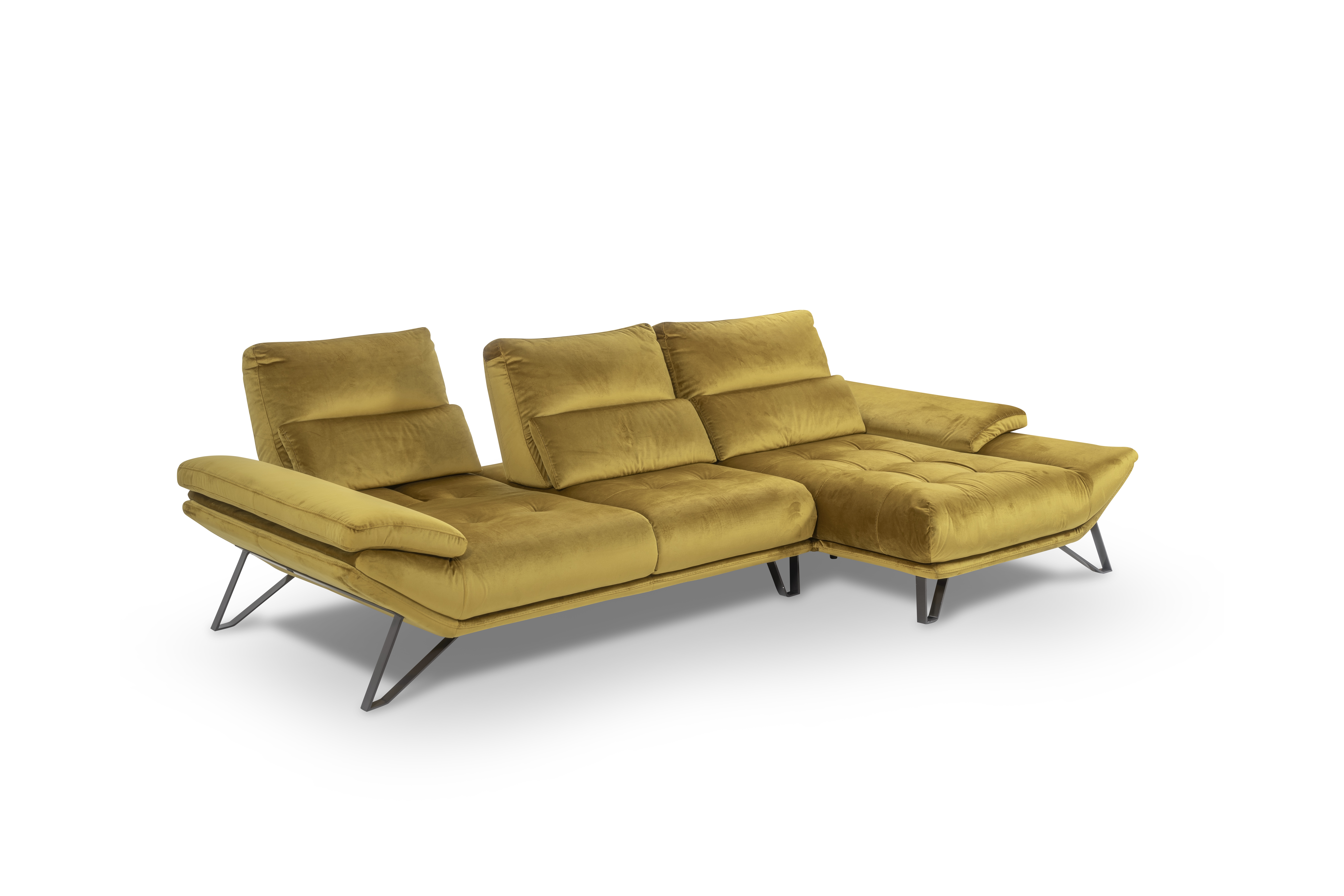 Ecksofa Fly2.0 gelb Stoff