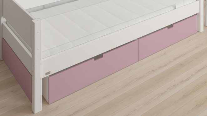 Schubkastenset Manis-h rosa weiß Holz