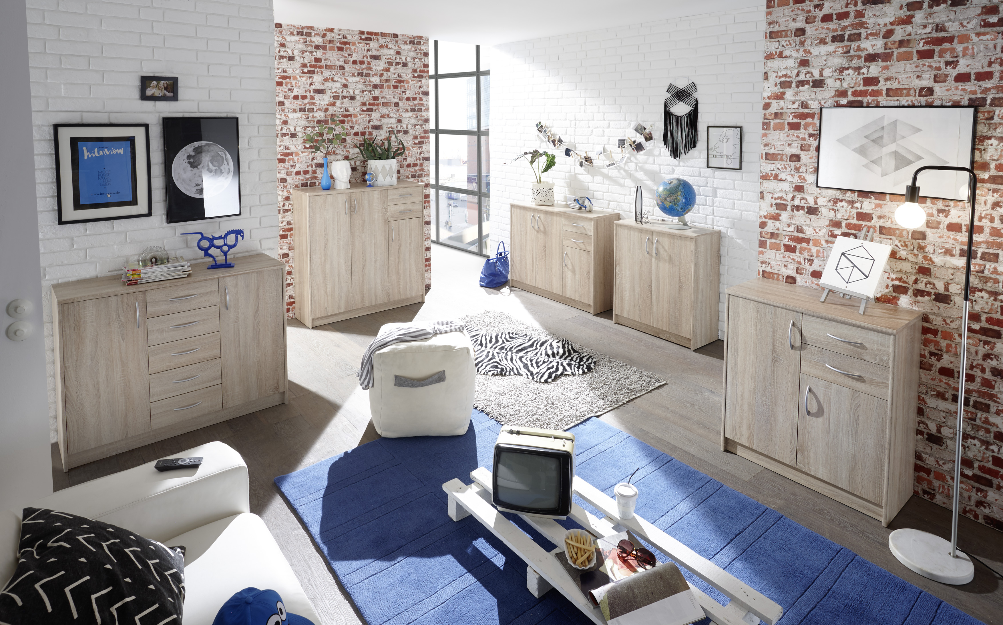 Kommode Optimus braun Holz