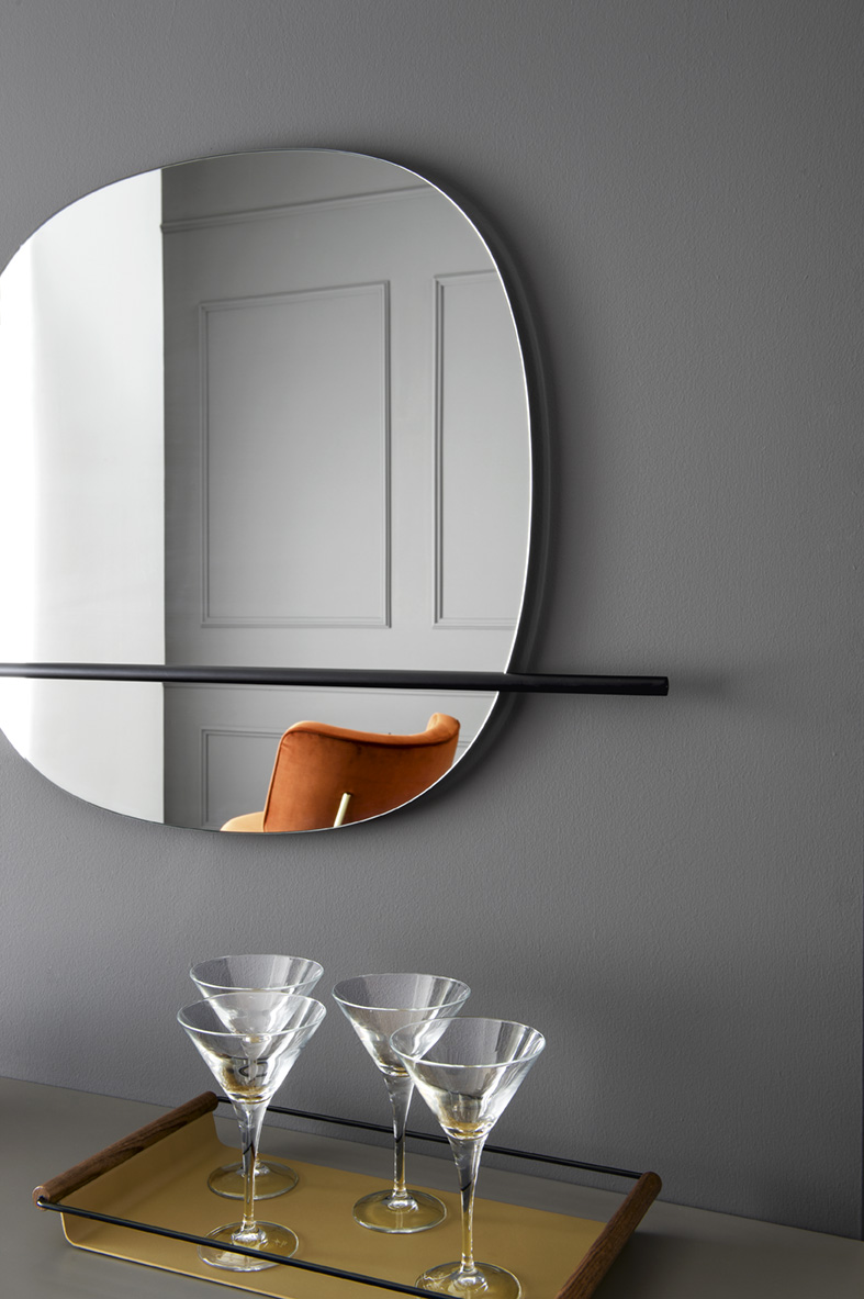 Spiegel Vanity bronze Glas