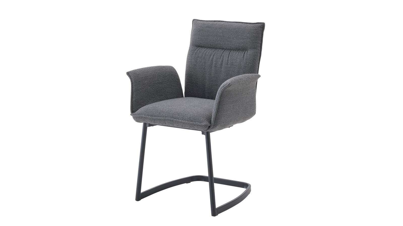 Stuhl Interliving 5106 Stoff steel