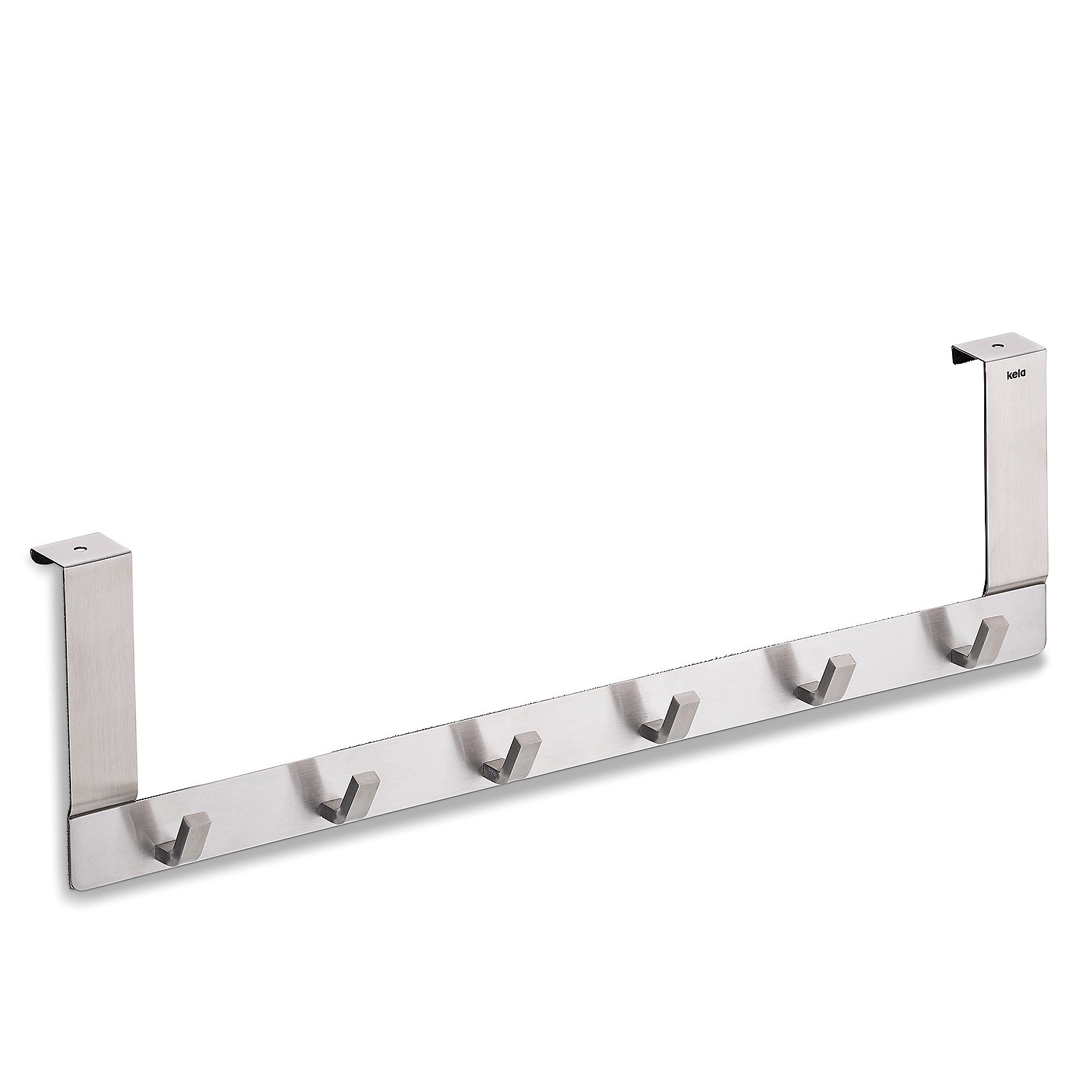 Türgarderobe 6 Haken Colgar silber matt Edelstahl