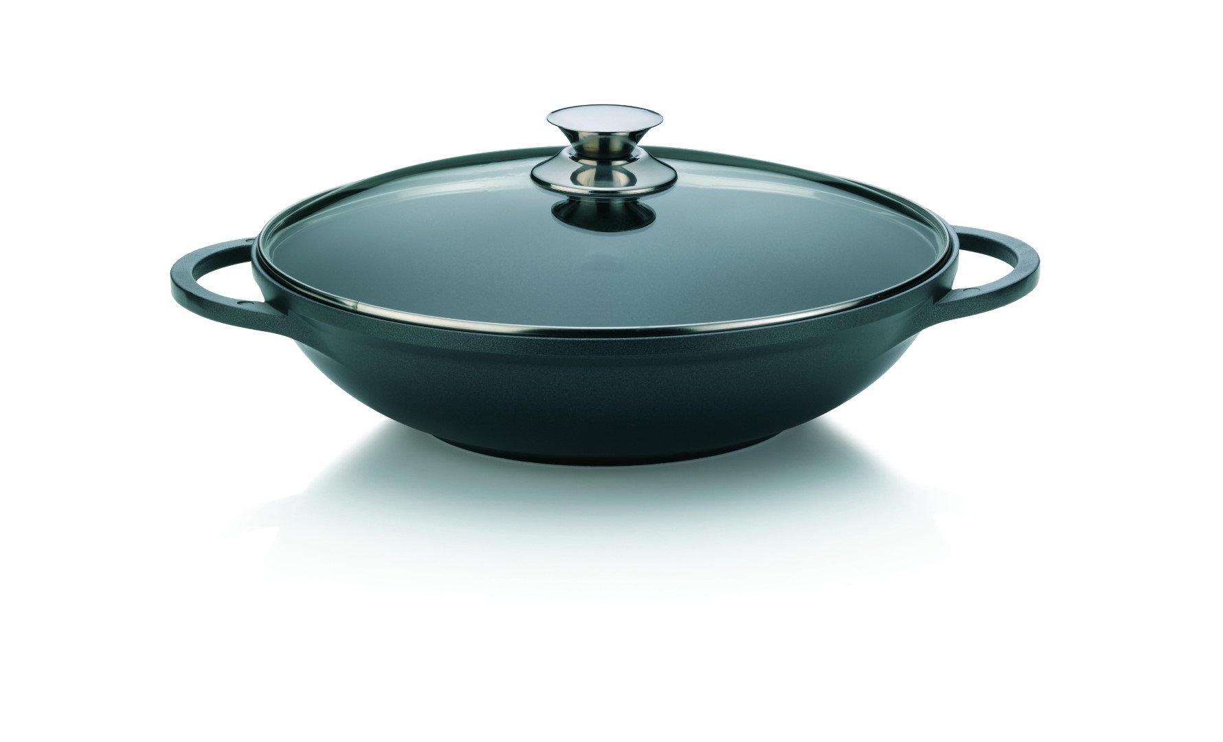 Wok Kerros schwarz Aluguss