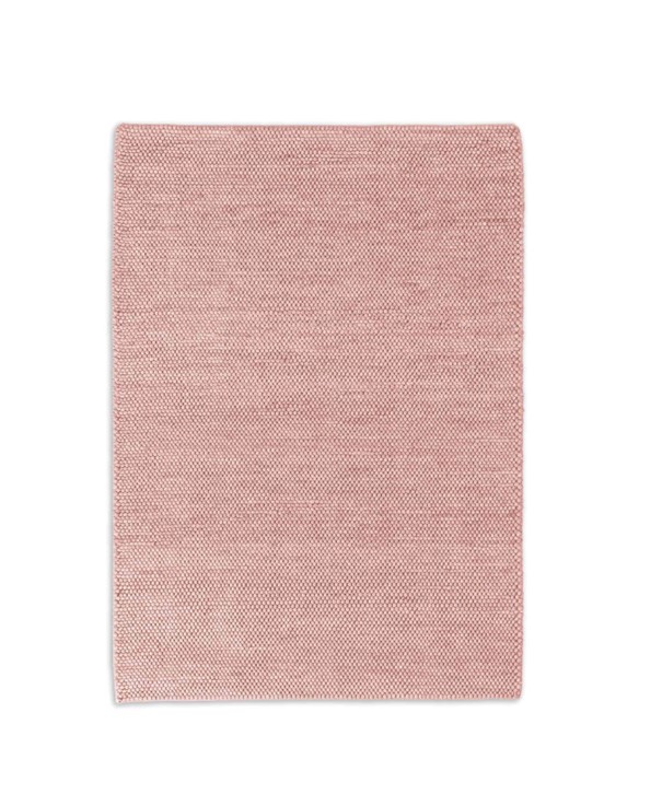 Tappeto in lana Poppy rosa