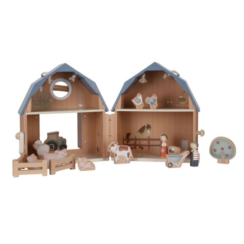 Bauerhof Little Farm mehrfarbig Holz