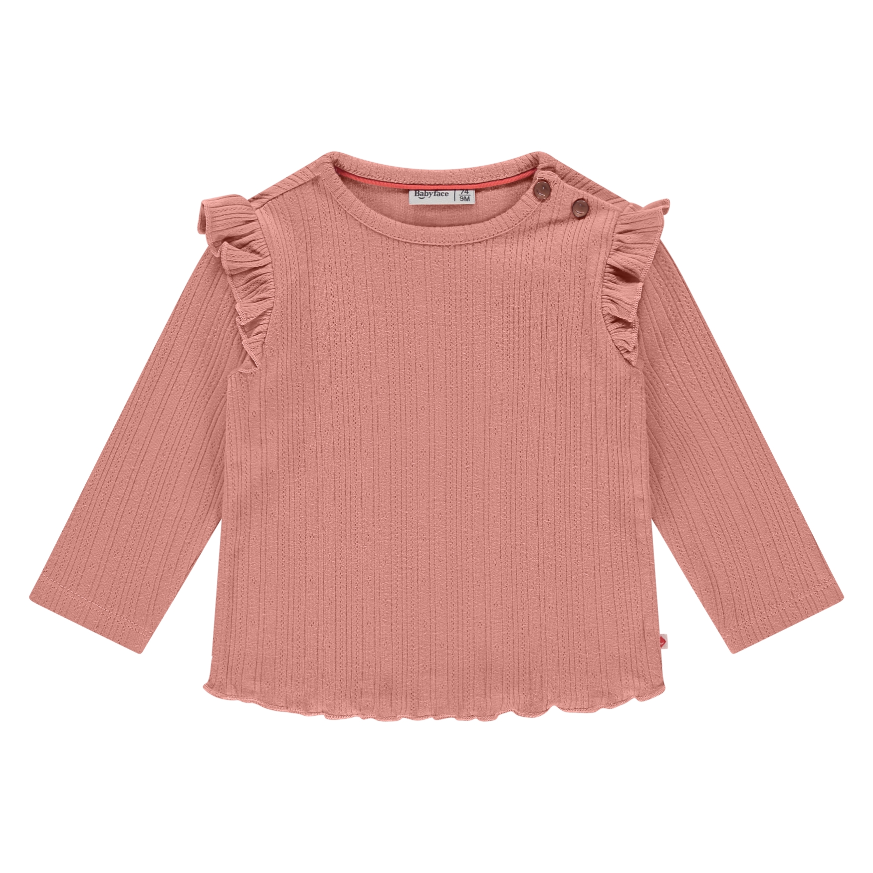 Langarmshirt Girls Babyface pink Baumwolle