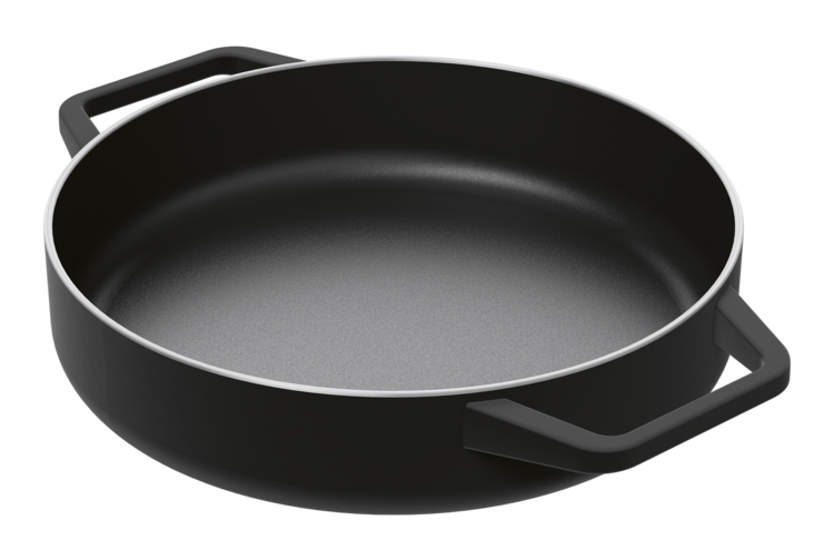 Schmorpfanne Bora schwarz Edelstahl
