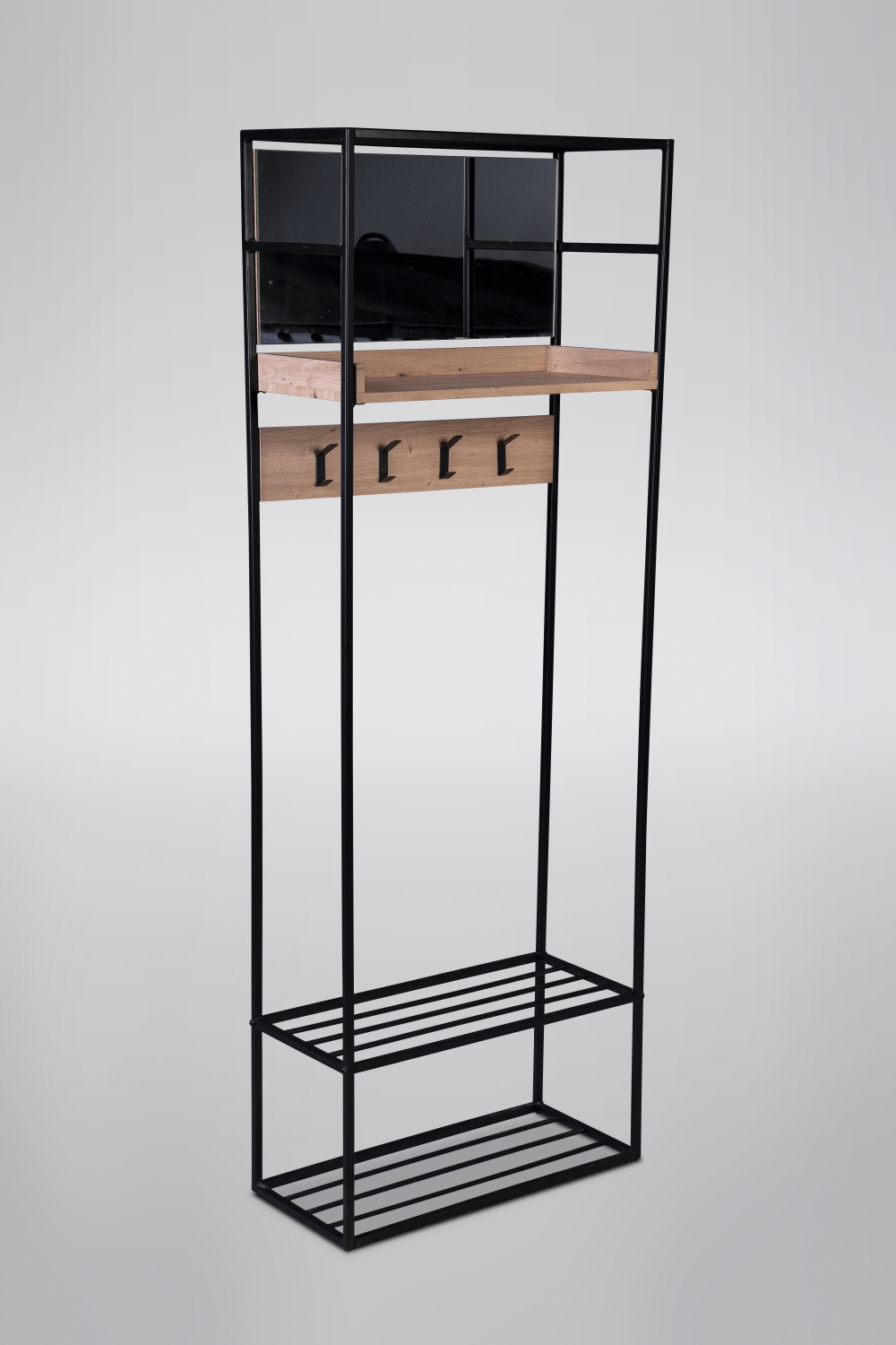 Garderobe Peru schwarz Metall