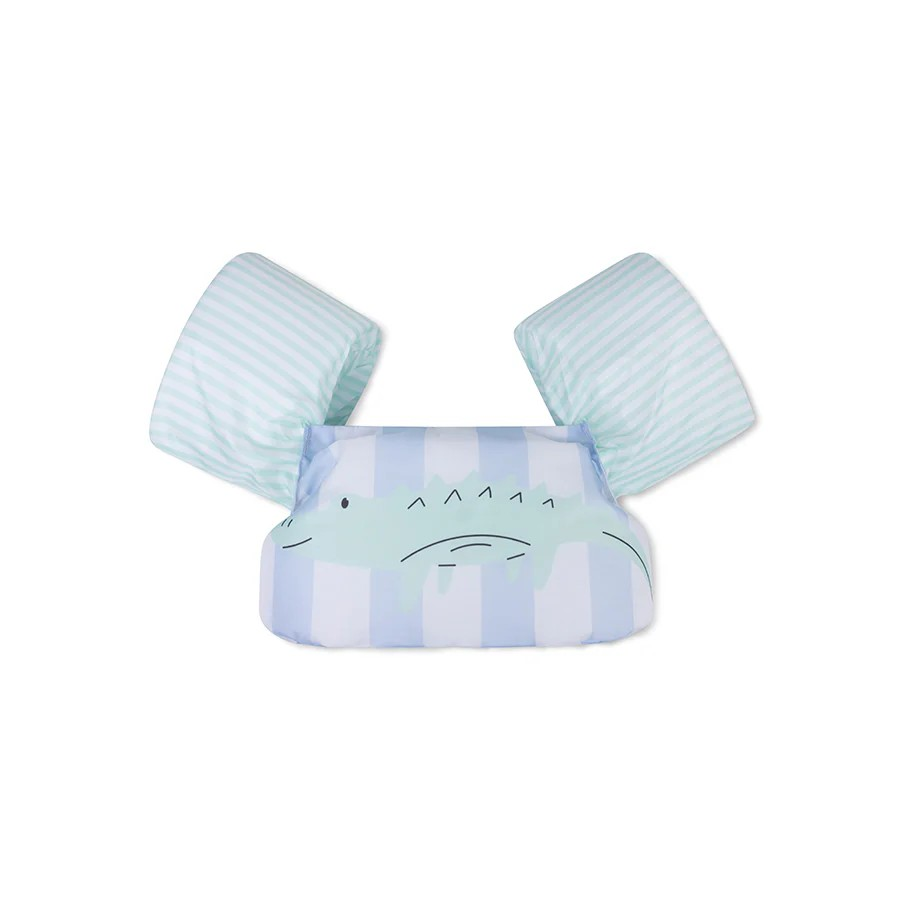 Schwimmweste Crocodile grün blau PVC