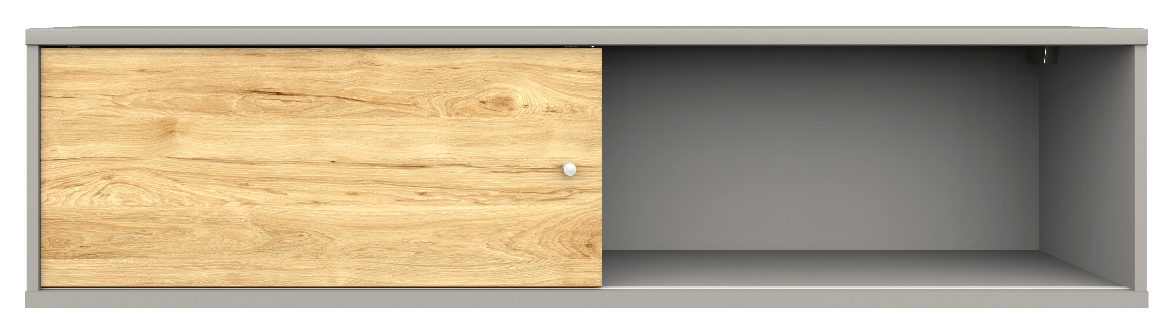 Hängeelement Clip braun grau Holz