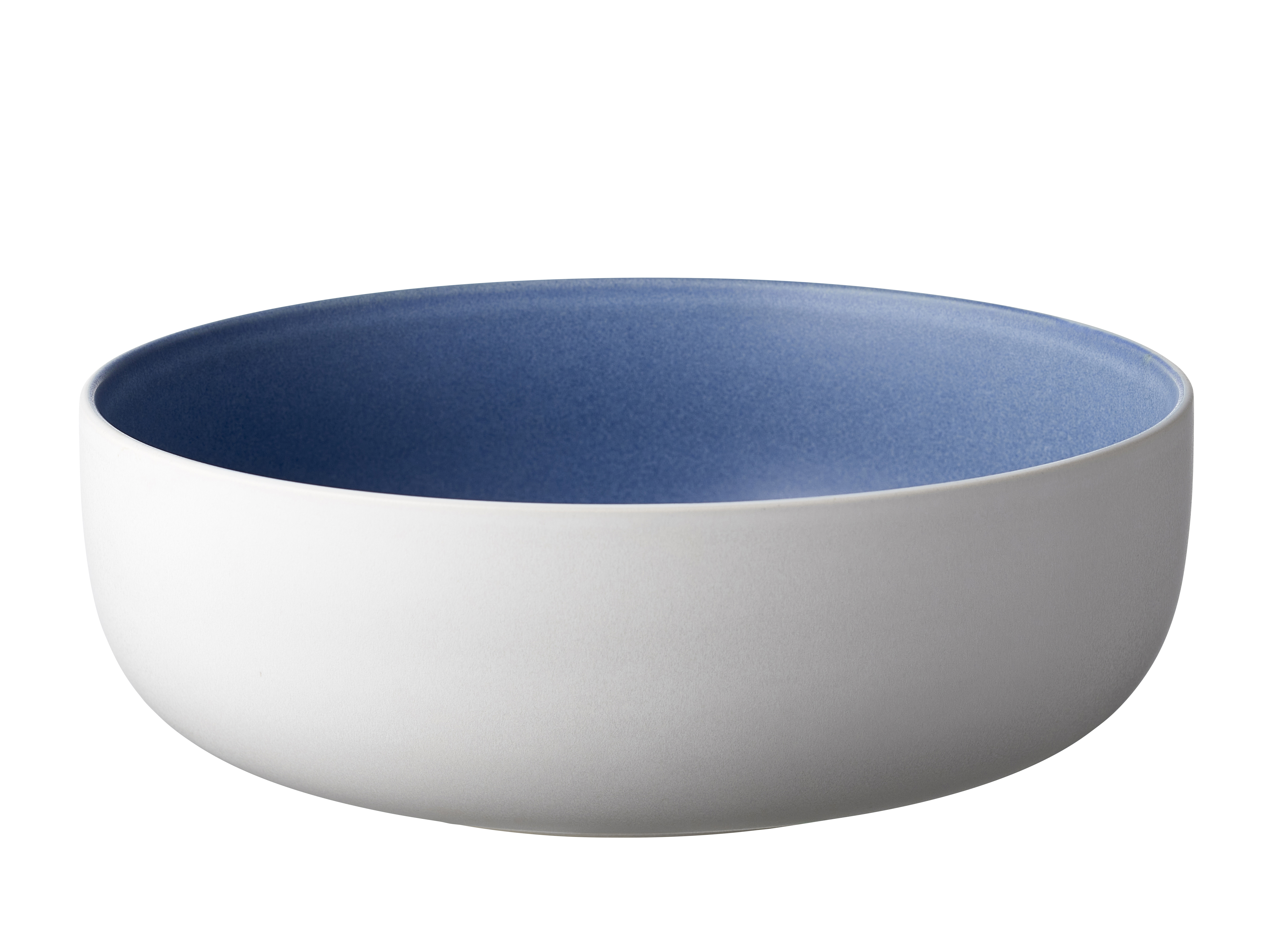 Salatschüssel North 25cm Matte white/Matte river Steinzeug
