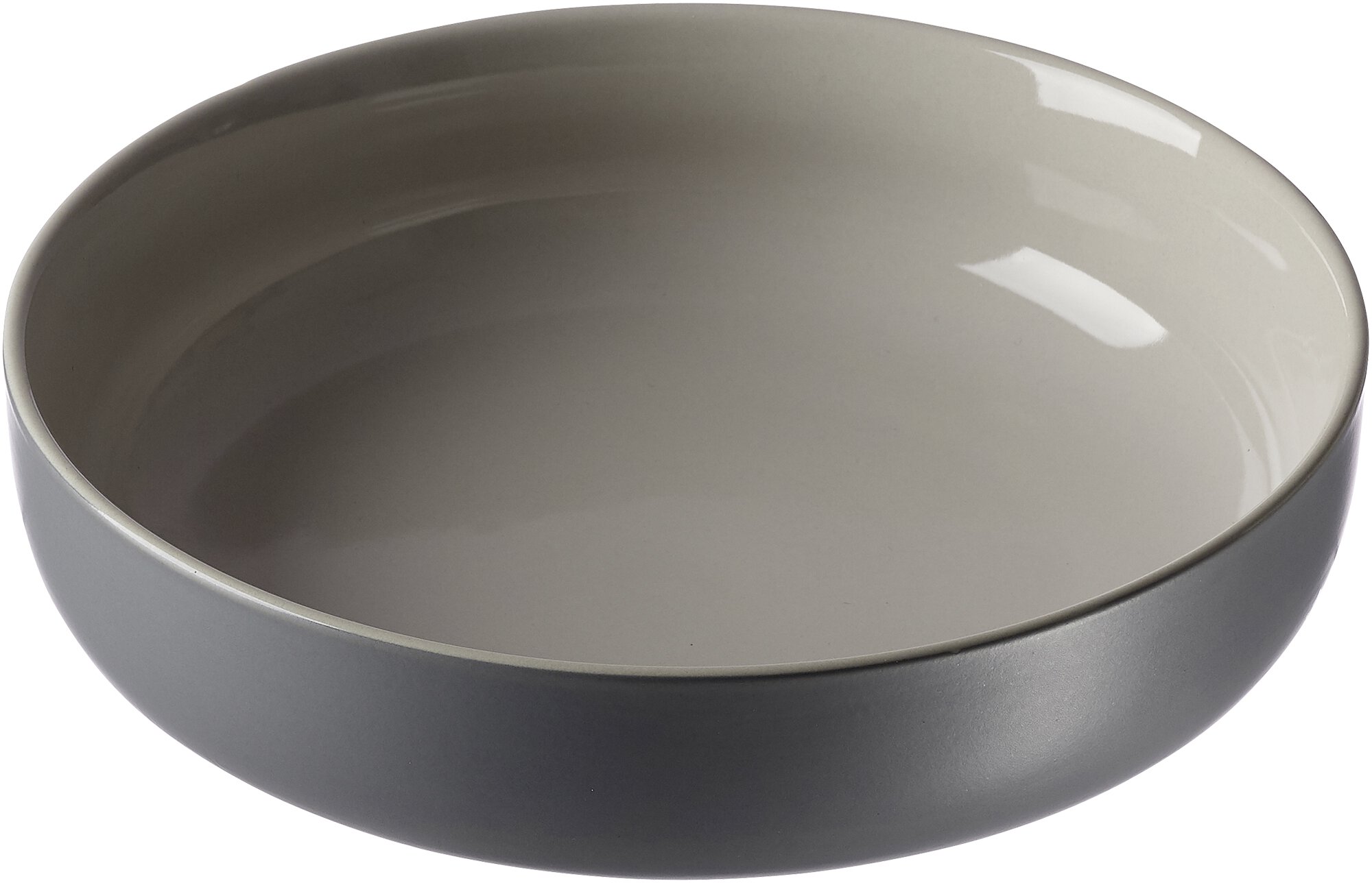 Schale STANDARD Grau Steinzeug