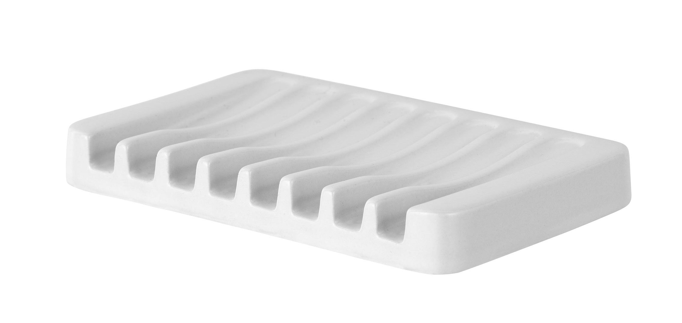 Portasapone Adine in ceramica bianca