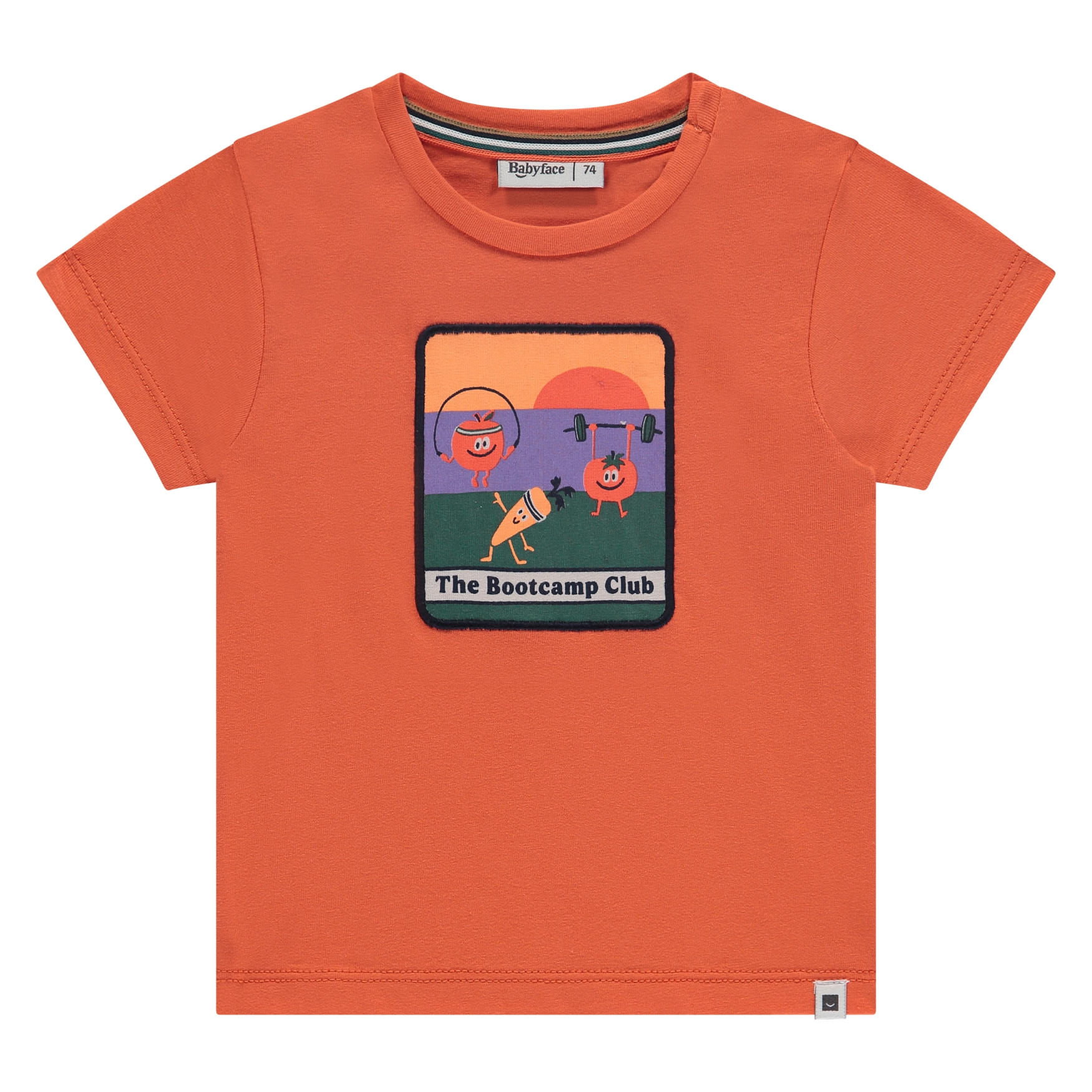 T-shirt Babyface arancione cotone elastan 86 - Main Image