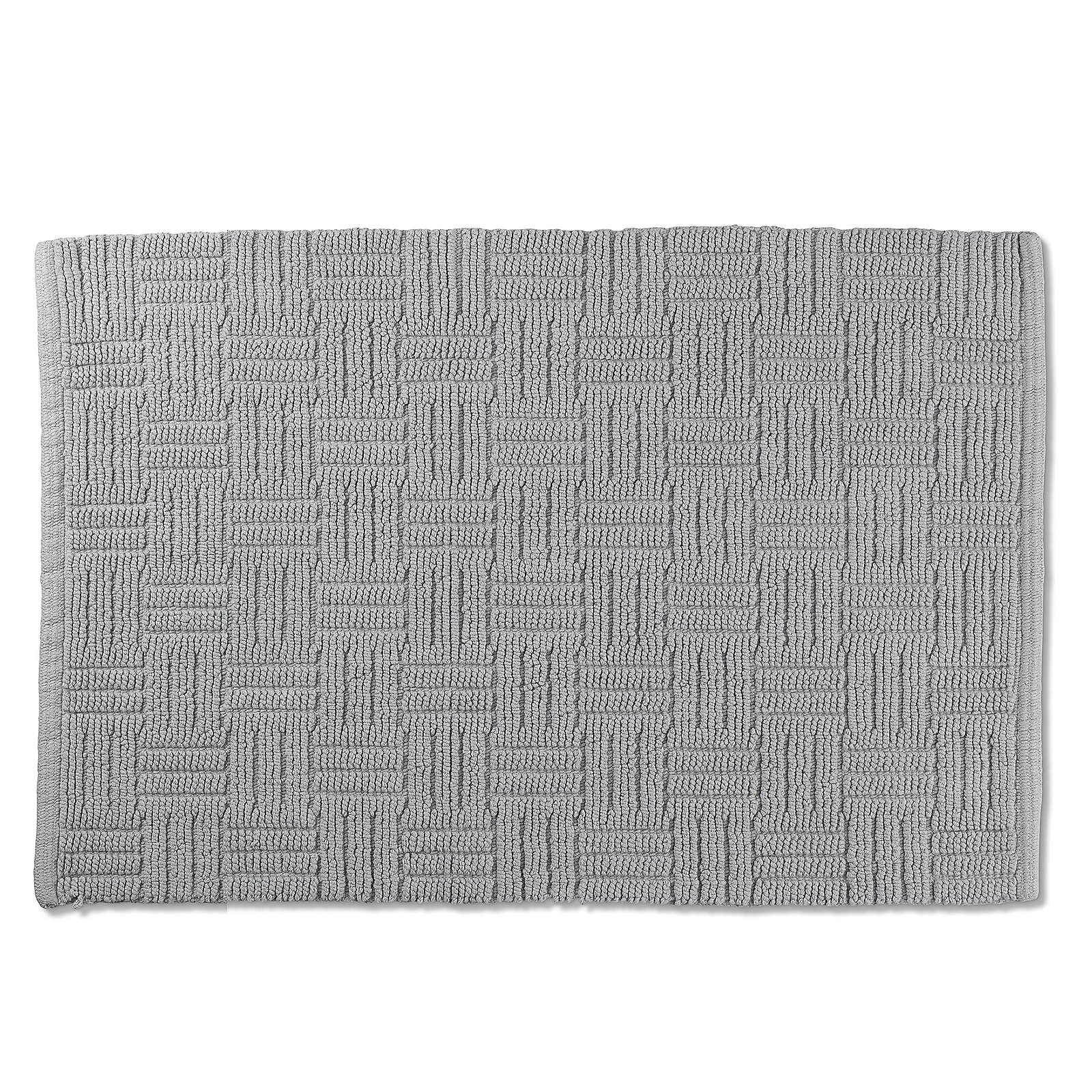 Badematte Leana felsgrau 100% Baumwolle