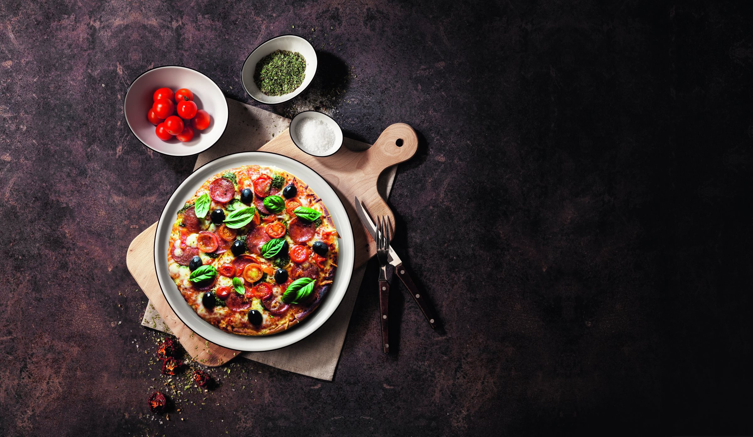 Pizzateller MODERN LIFE schwarz