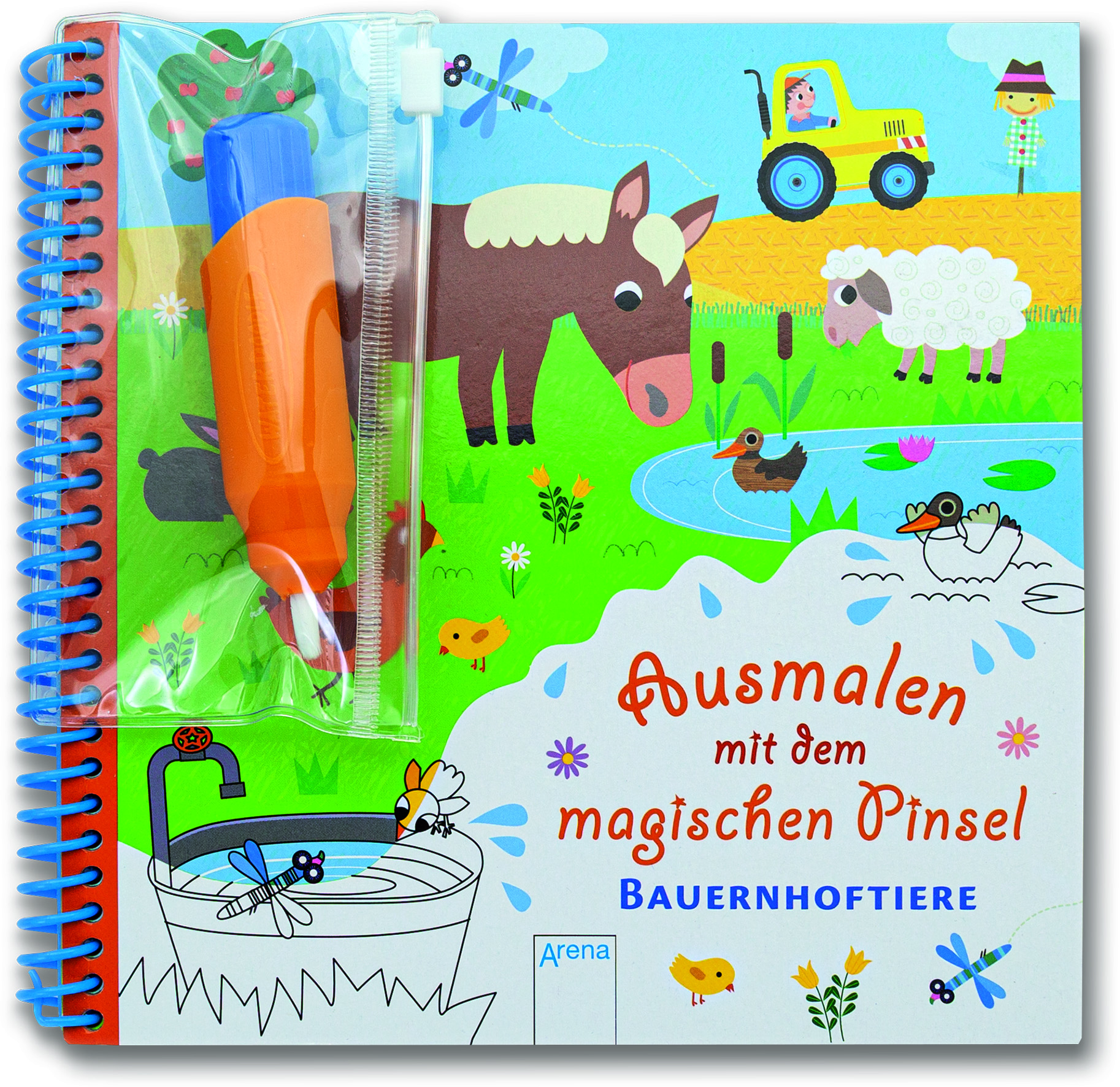 Libro illustrato animali della fattoria Cartone multicolore