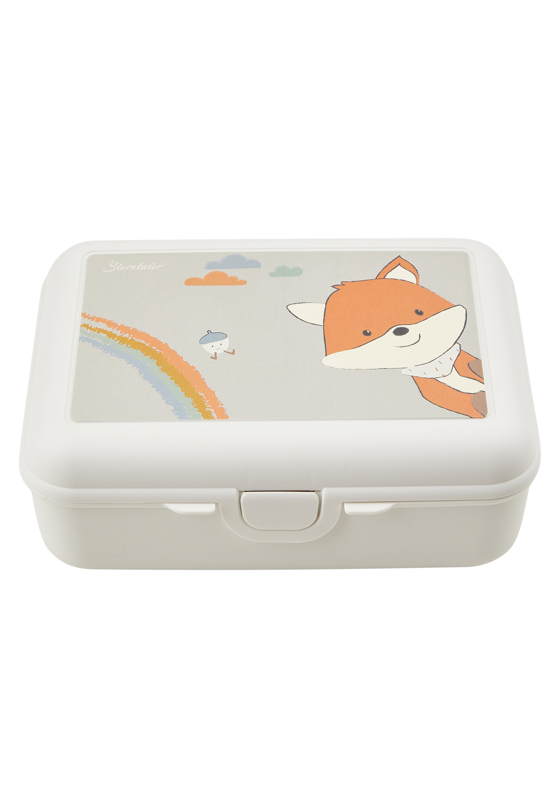 Contenitore per il pranzo dei bambini Filou in plastica grigio chiaro