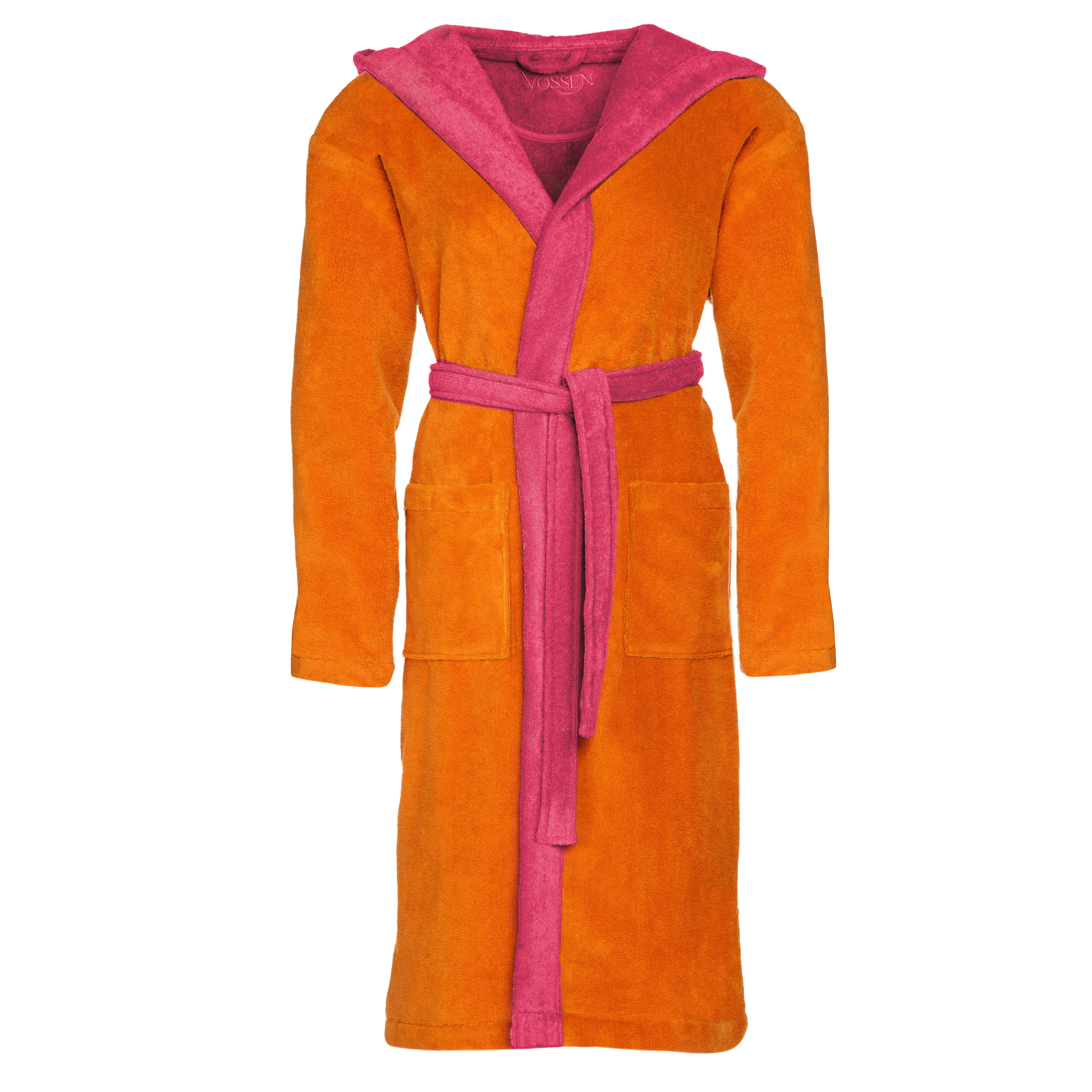 Bademantel Poppy orange pink Frottee