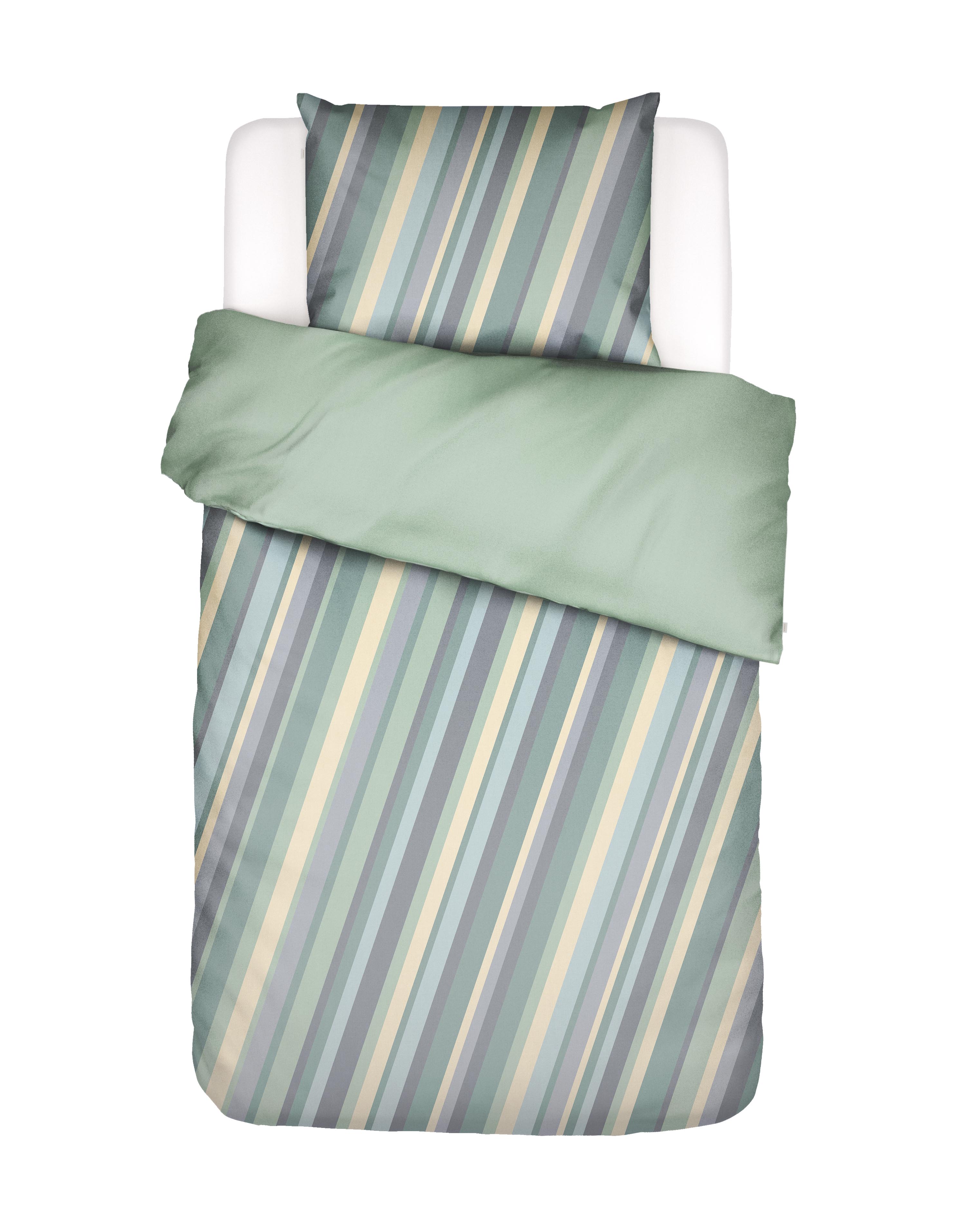 Biancheria da letto in cotone verde Suzie