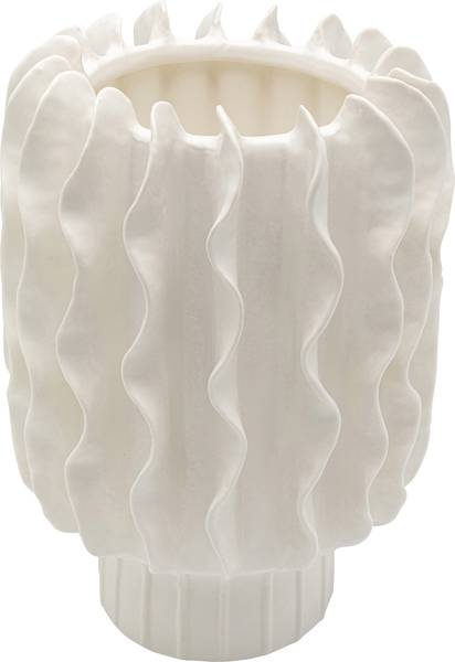 Vase Viento weiß Porzellan