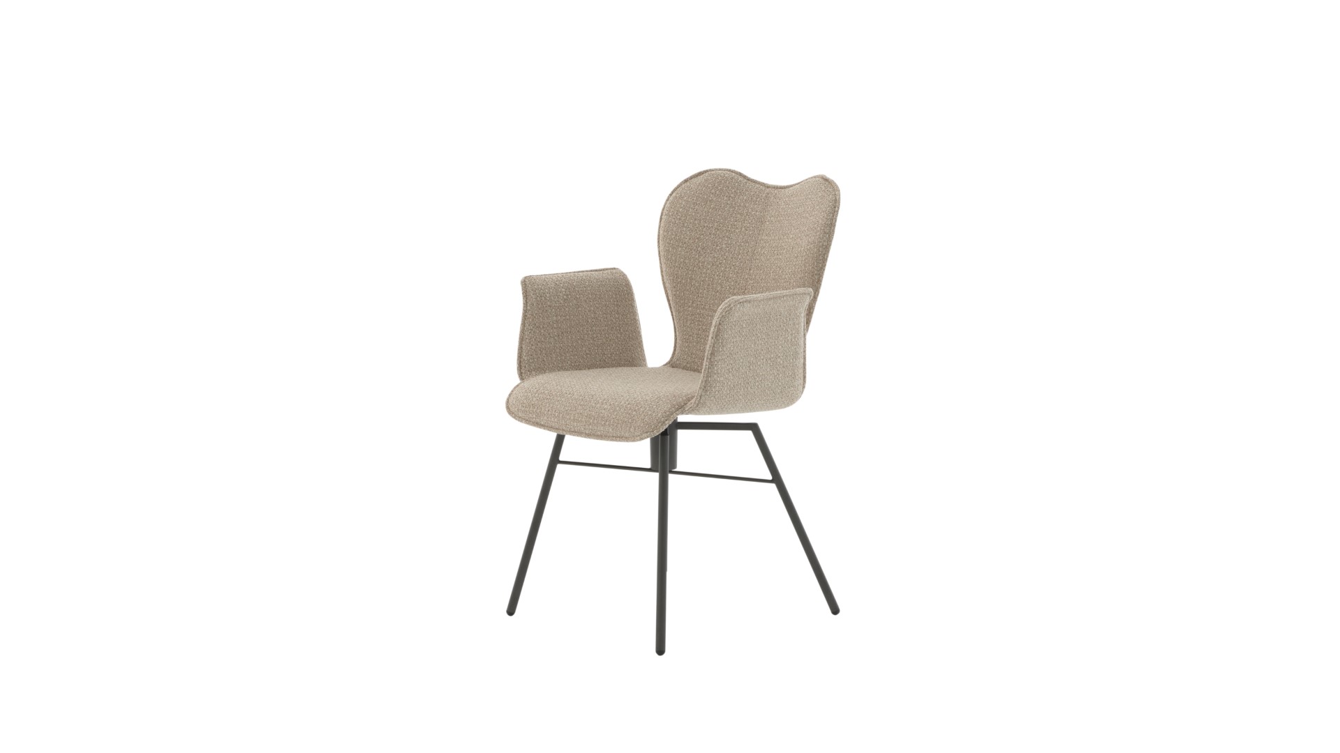 Armlehnstuhl Interliving 5115 beige Stoff