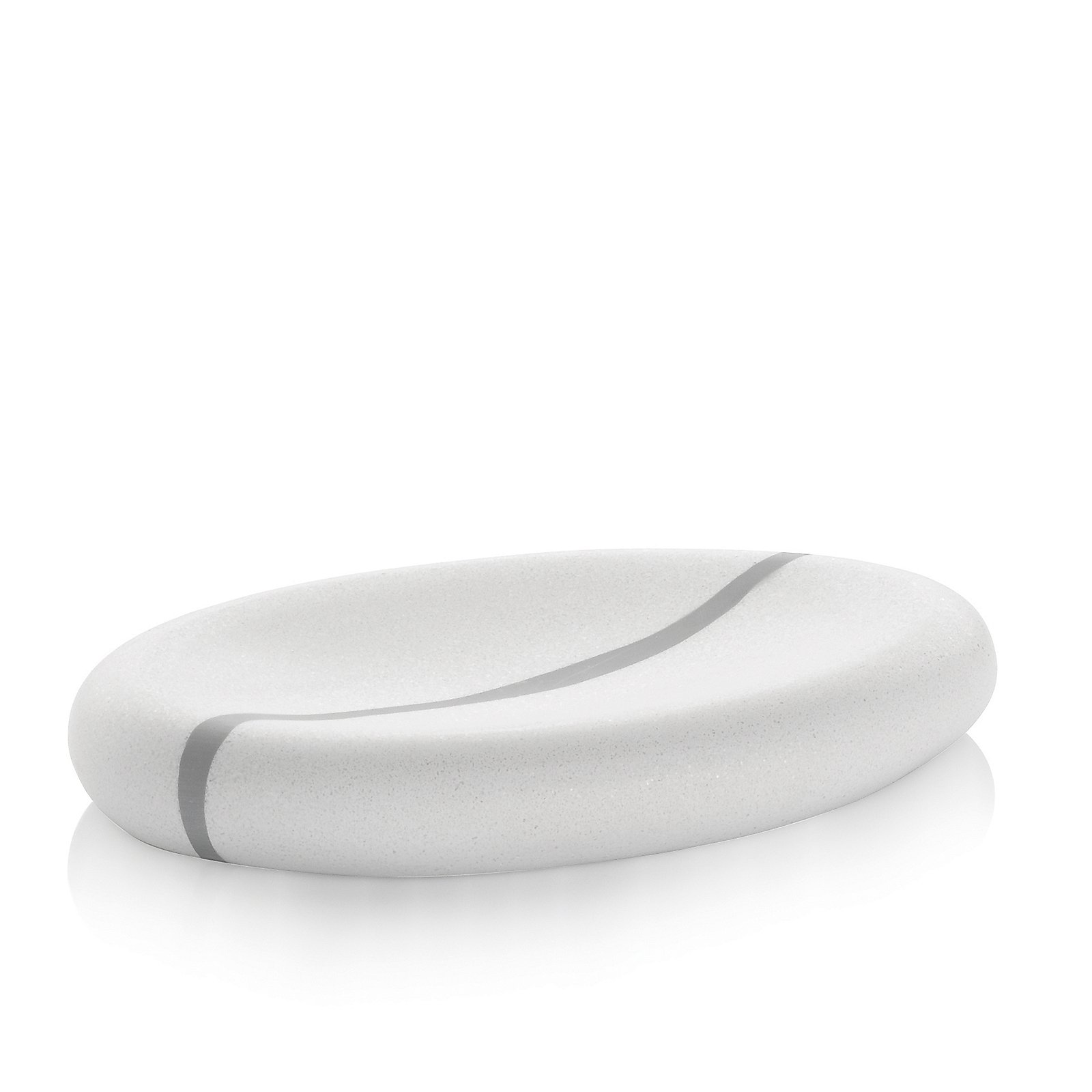 Seifenschale Talus weiß Polyresin