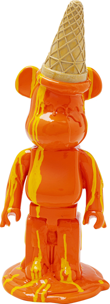 Deko Figur GELATOBEAR orange