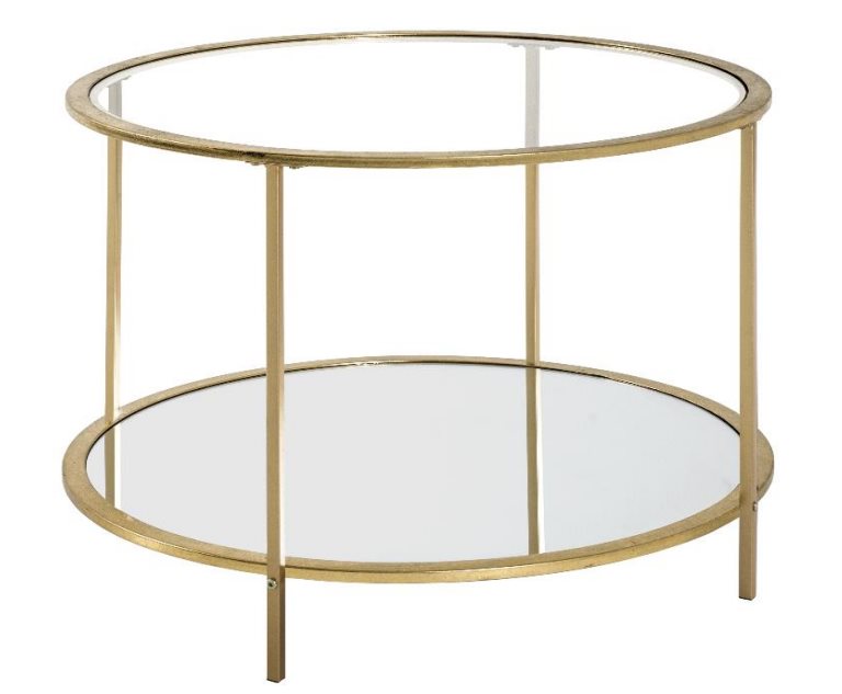Beistelltisch Porto gold Stahl