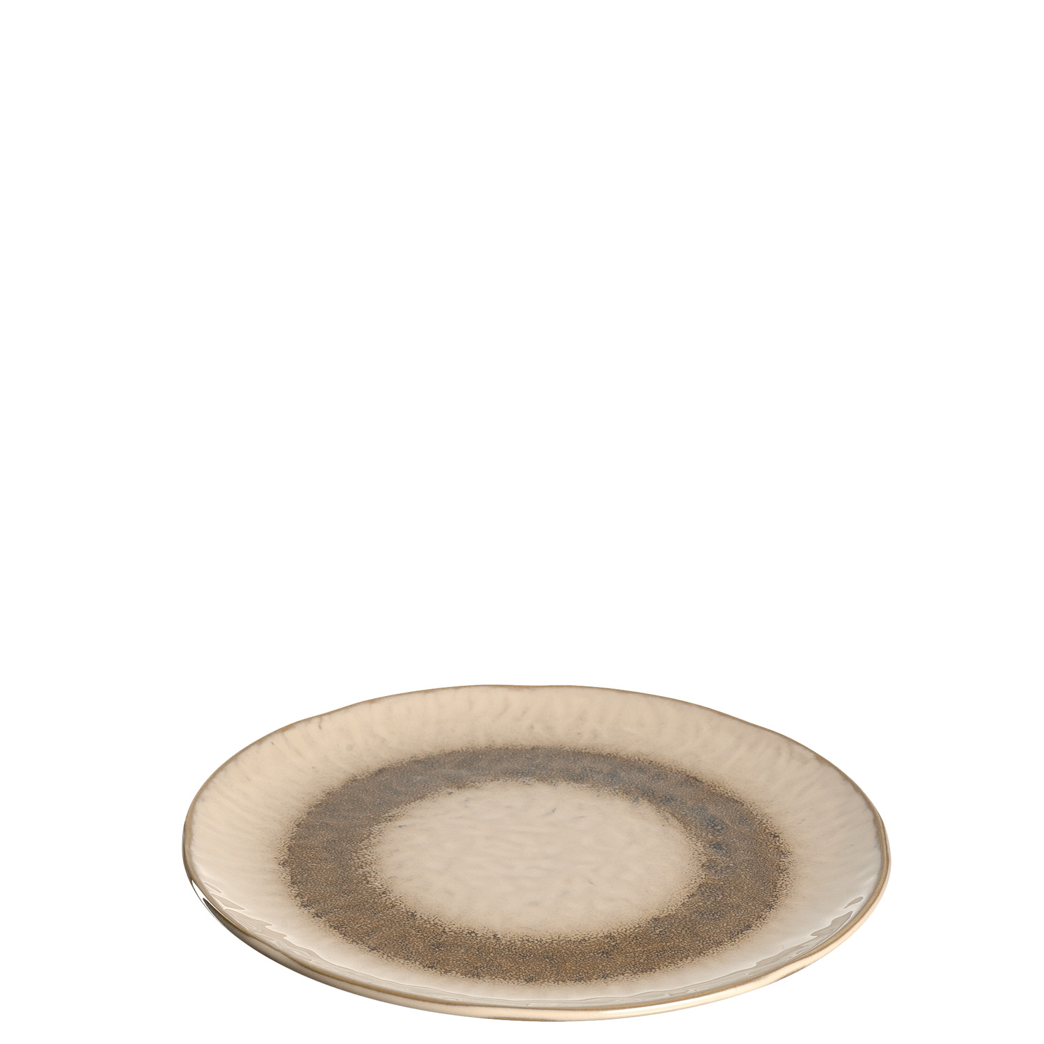 Teller MATERA beige rund