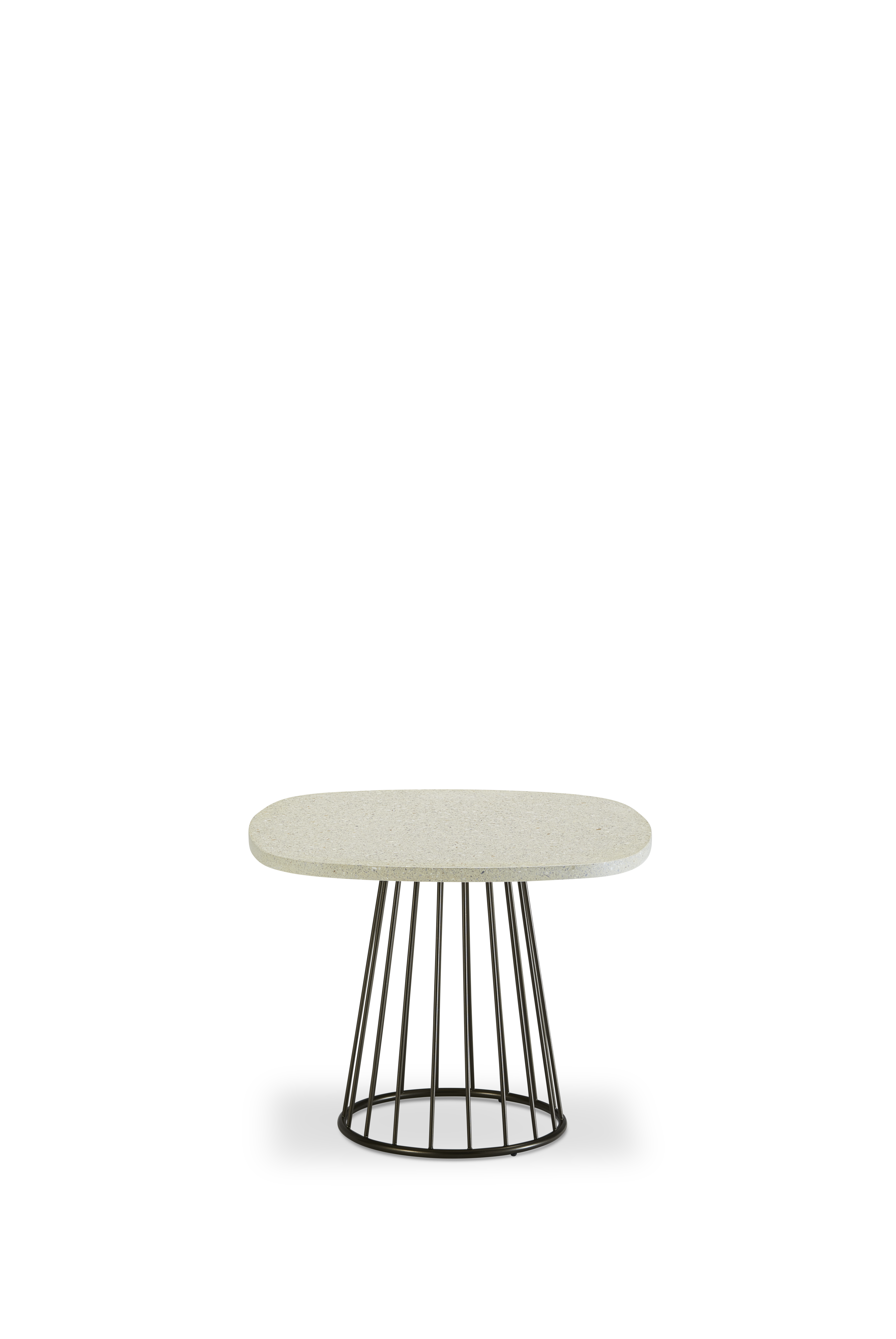 Outdoor Couchtisch Charme grau Terazzo